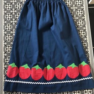 Vintage strawberry themed skirt